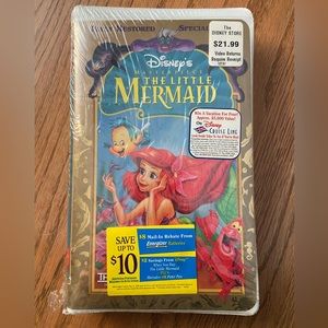The Little Mermaid VHS Masterpiece Edition UNOPENED